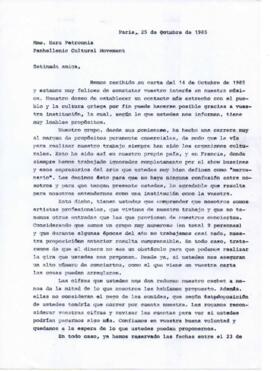 Explicaciones de Eduardo Carrasco a Hara Potrounia sobre pagos por posible gira en Grecia