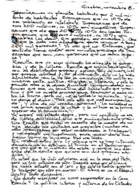 Comentarios personales de Desiderio Arenas