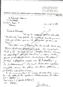 Gustavo Becerra observaciones sobre obra