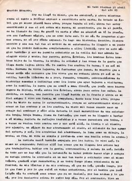 Comentarios de Jonás a Eduardo Carrasco sobre su vida personal
