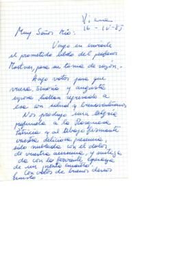 Notificación de envío de libro de Ernesto a Eduardo Carrasco