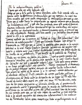 Informativo sobre el acontecer nacional