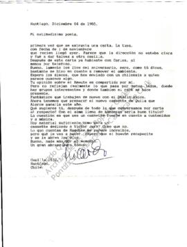 Comentarios sobre nuevo casete de Quilapayún por Ricardo García