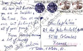 Inti Illimani envía saludos a través de postal