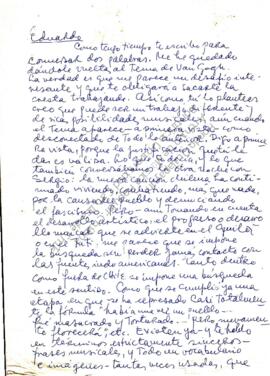 Propuesta de una música con mayor elaboración poética por Ricardo García