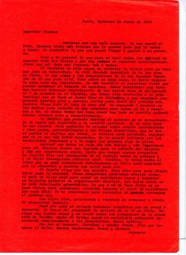 Comentarios de Eduardo Carrasco a Ernesto Ottone sobre vida en Francia