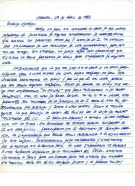 Noticias de Patricio Acuña respecto a la situación política de los chilenos exiliados