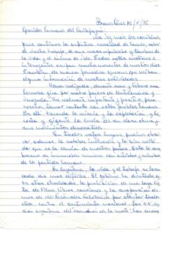 Comentarios de Quinteto Tiempo a Quilapayún sobre situación política en Argentina
