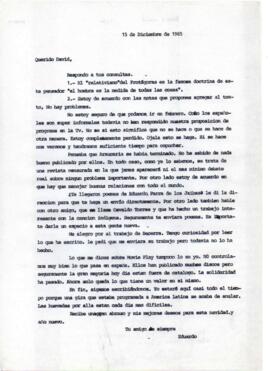 Comentarios de Eduardo Carrasco a David Valjalo sobre artículo a publicar en revista Literatura C...