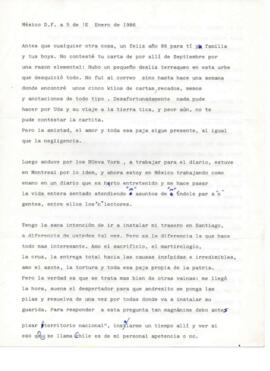 Saludos y comentarios de Andrés a Eduardo Carrasco