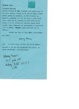 Comentarios de Nancy Morris a Eduardo Carrasco