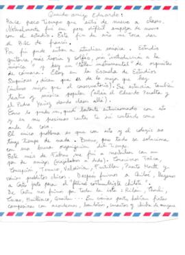 Comentarios de Marcelo Haschke a Eduardo Carrasco sobre las vacaciones