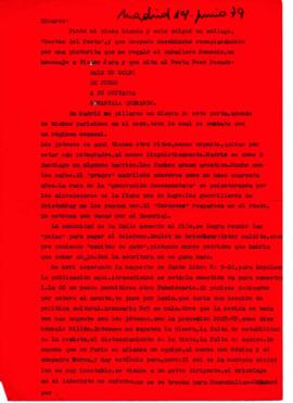 Comentarios de Gustavo a Eduardo Carrasco sobre la vida en España