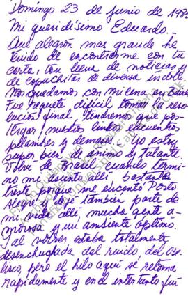 Comentarios de Isabel Parra desde Argentina
