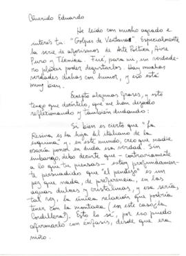 Comentarios de Miguel Flores sobre poesía