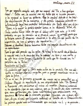 Comentarios de Desiderio Arenas sobre su trabajo como cantautor