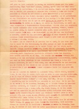Comentarios de Pablo a Eduardo Carrasco sobre su vida de periodista